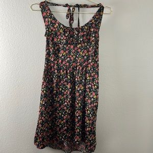 Final Touch Floral Halter Neck Mini Dress